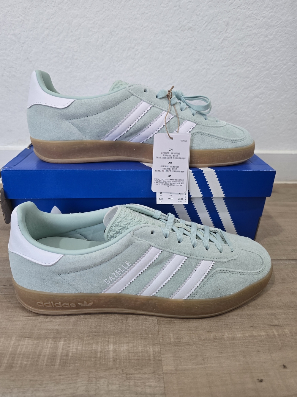 Adidas Gazelle Women's Mint Green Suede Sneakers